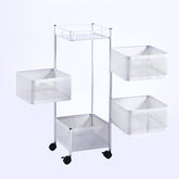 4 Tier Cubic Storage Cart organizer SF-1066